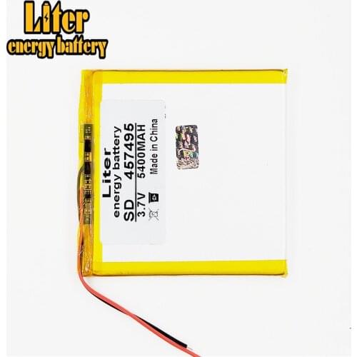 Tablet pc 3.7V,5400mAH (polymer lithium ion battery) Li-ion battery for tablet pc 7 inch 8 inch 9inch [457495] Free Shipping