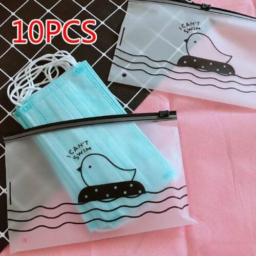 Portable Face Masks Organizer Plastic Storage Bag Dustproof and Dustproof Cover Holder Mask Storage Seal Box Household