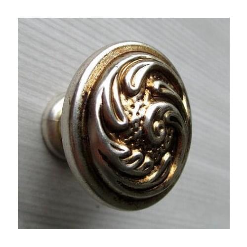 Drawer knob pull handle silver kitchen cabinet handle knob antique silver dresser cupboard door pull antqiue furniture handles