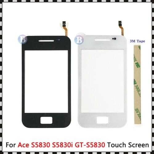 High Quality 3.5" For Samsung Galaxy Ace S5830 S5830i GT-S5830 Touch Screen Digitizer Sensor Outer Glass Lens Panel