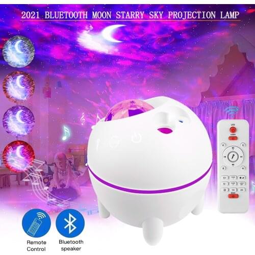 Led Projecteur Lights Proyector De Galaxia Colorful Lampada Bluetooth Music Moon Nebula Projection Room Decor Regalos Veilleuse