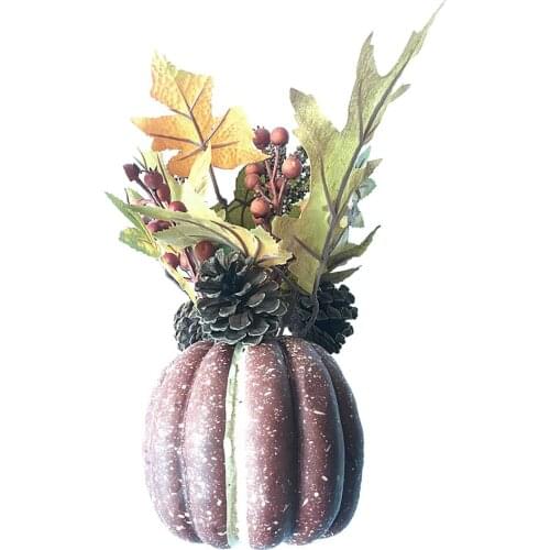 Decorations Sunflower Picks Garland Ornament Handicrafts Foam Simulation Halloween Flower Pumpkin Plastic Home DIY Atumn Harvest