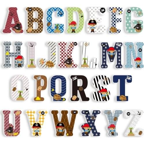 26 Capitalized English Decorative Scrabble Letters Stickers Alphabet Private Theme Party Child Boys Room Door Wall Stickers