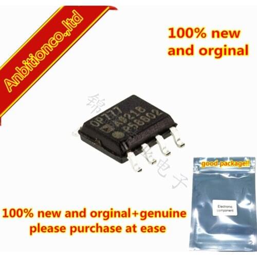 5pcs 100% new and orginal OP777ARZ OP777A OP777 SOP8 Precision Micropower Single-Supply Operational Amplifiers in stock