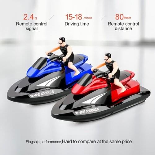 809 2.4G Remote Control Motorboat Water Speedboat Yacht Airship RC Boat Waterproof Electric Childrens Toy Boat
