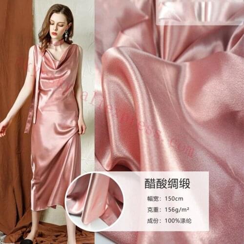 Acetate fabric Blazer trousers suit fabric Suit Pants Sewing skirt jacket coat summer thin girl high quality dress desk