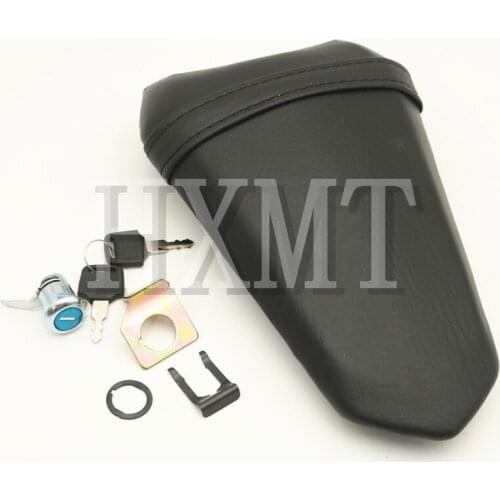 For Yamaha YZF600 YZF R6 2017 2018 2019 black Motorcycle Pillion Rear Seat Cover Cowl Solo Seat Cowl Rear Fairing With lock