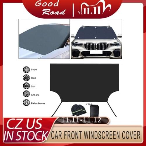 Car Front Windscreen Cover Universal Windshield Snow And Ice Covered Magnetic Sunshade Automobile Protective Covers