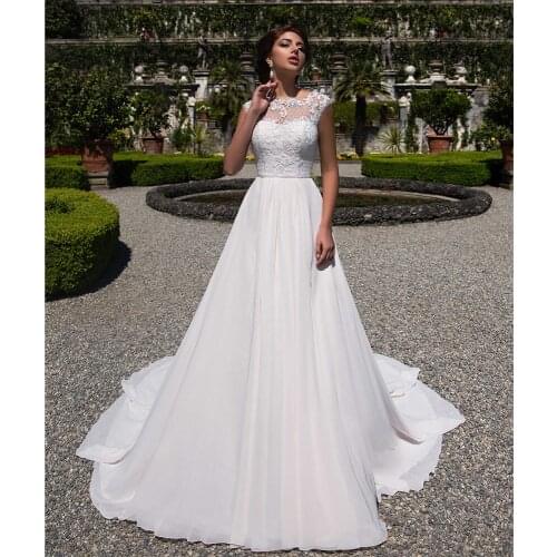 Elegant Light A-line Boho Wedding Dress 2021 Beach White Bridal Gowns Bride Dress Plus Size Buy China Direct Vestido De Noiva