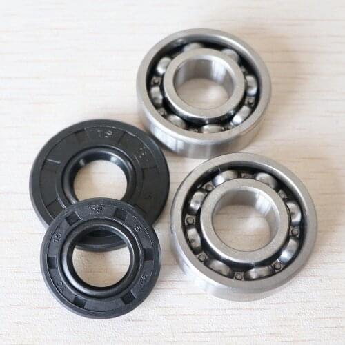 Crankshaft Oil Seal grooved ball Bearing Kit For 5200 52CC Chainsaw