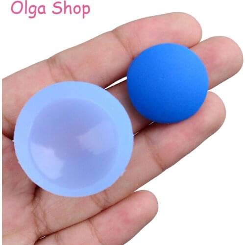 BYL003 25mm Round Earring Silicone Mold Bead Cabochon Charm Jewelry Making Resin Cake Decorating Tools Candy Chocolate Fondant