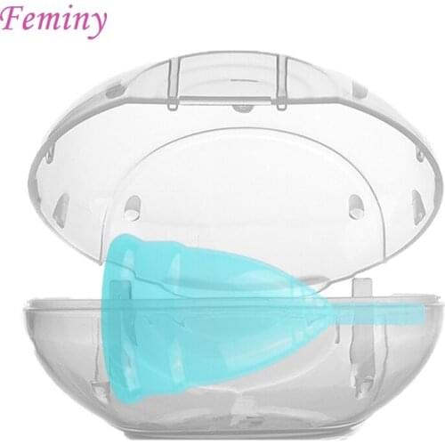 Menstrual Cup Silicone 1pcs Foldable Sterilizer Cup Copa Menstrual Cup Feminine Hygiene For Lady Period Women Reusable Lady Cup
