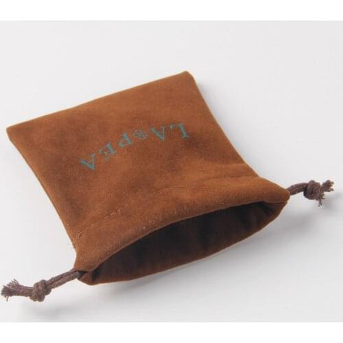 Wholesale Good Quality Fashion Color Custom Logo Velvet Drawstring Jewelry Pouch Bag