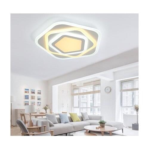 Simple modern bedroom living room reading room super thin LED ceiling light