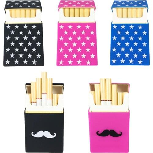 Finger Silicone Cigarette Case Silicone Box Lady 20 Women Cigaret Box Cigarette Box Case Pitillera De Silicona Cigarete Case