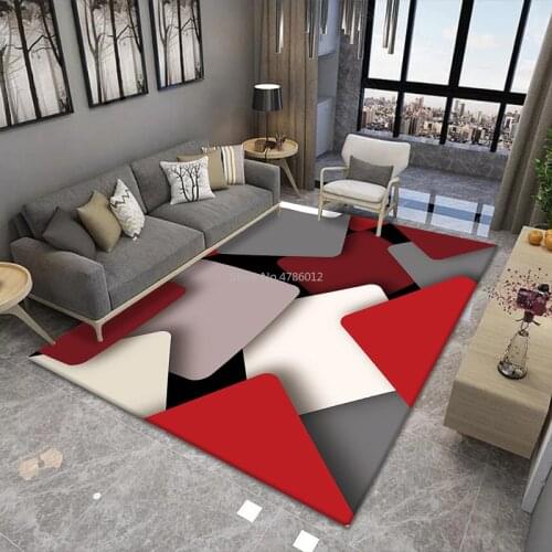 Modern Gold Diamond Velvet Rectangular Living Room Coffee Table Sofa Carpet Bedroom Bedside Entrance Hall Entrance Mat Custom