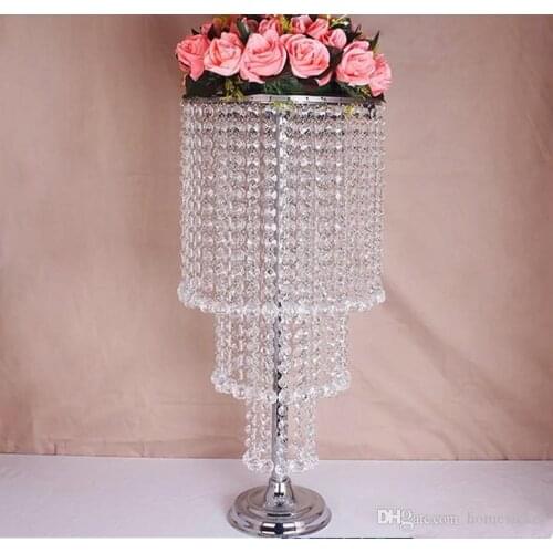 Wedding decoration crystal flower vase for home decor/handmade flower of crystal vase