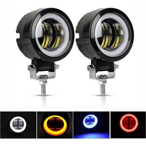 LED Fog Lamp Driving Daytime Off road Led Light Headlight 3'' 20W Motorcycle Halo Lamps ForATV 12V 24V SUV Worklight Beams
