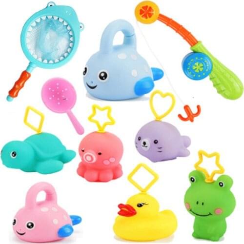 1 PCS Magnetic Fishing Game Fish Toy Kids Educational Fishing Rod Bath Toy Magnet Fish Toys for Children Gifts