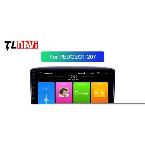 9 inch Android 10 gps navigation For Peugeot 206+ Plus / 207 2006-2012 Radio DVD Player