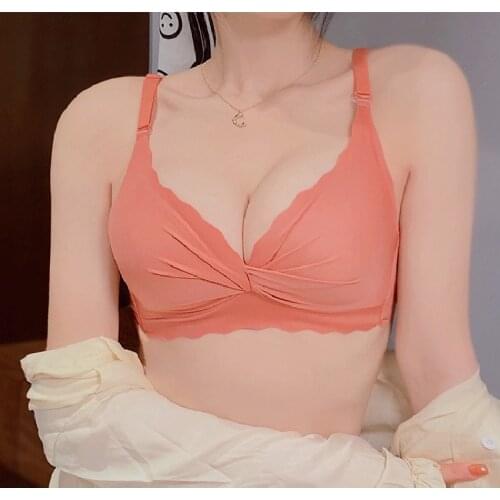 Seamless Bras For Women Push Up Bra Sexy Sports Bra Vest Big Size Bra Without Underwire Active Bra Female Vest Top Bra Gather