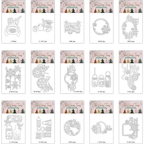 CH 2021 New Arrival Presell Christmas Metal Cutting Dies Embossing Scrapbooking Stencil Craft Cut Dies For DIY Card Handmade