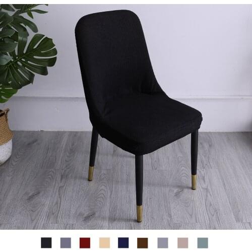 Elastic Fabric Dining Chair Cover Dining Room Kitchen Wedding Banquet Party Seat