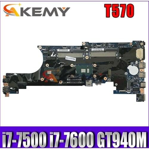 ForLenovo ThinkPad T570 i7-7500 i7-7600 Laptop Independent Graphics Card Motherboard FRU 02HL454 01ER128 01ER130 01ER404 01ER403
