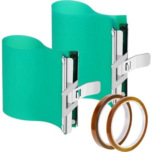HOT Sublimation Silicone Mug Wrap,Heat Press Mug Cup Clamp with 2 Rolls Heat Resistant Tape for DIY Printing Mugs