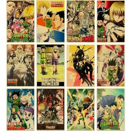 Hunter x Hunter poster popular classic Japanese anime home decoration retro print canvas painting wall artist home decoration