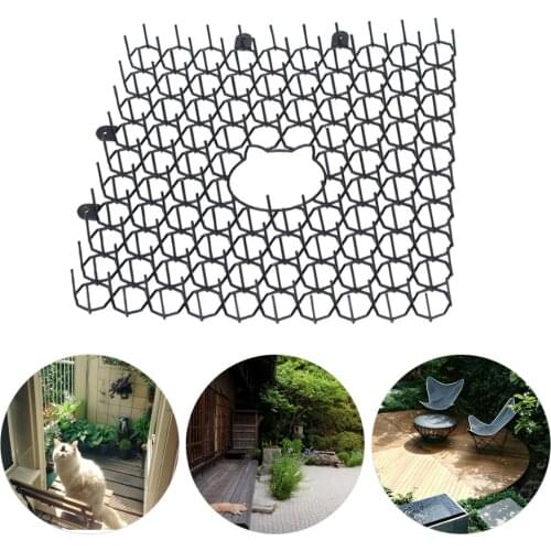 Anti-Cat Thorn Pad Garden Cat Scat Mats Anti-Cat And Pest Prickle Strips Cat Repellent Pad Prevent Cats From Entering