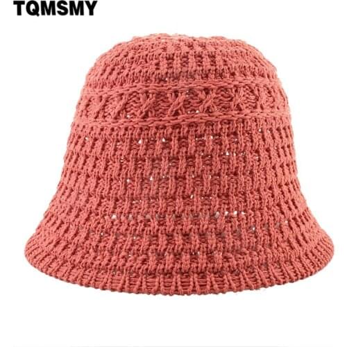 TQMSMY Summer Straw Hat For Women Outdoor Sun Protection Beach Caps Ladies Seaside Travel Sun Hat Female Floppy Bonnet TME167