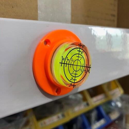 HACCURY Mini Bubble Level Magnetic Round Level Bubble Size 50*17mm