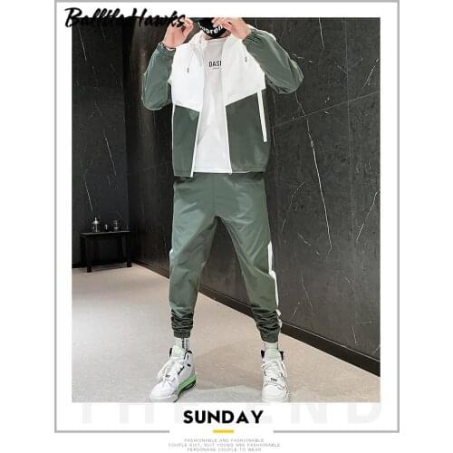 2021 Brand New Fall Men Sets Pants Clothing Sweatsuit Cardigan Fashion Hoodies Clothes Trousers Sportswear Sweatpants Tracksuits