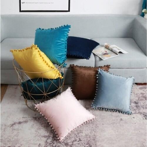 2pcs solid color cushion cover candy color hug pillow case sofa solid color home decoration pillow case car seat cover