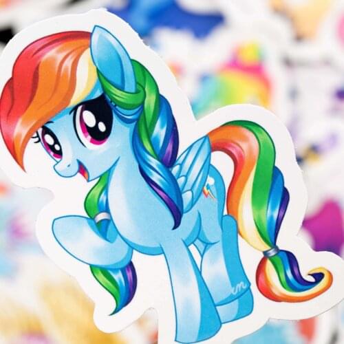 62 PCS Princess Unicorn Stickers for Car Styling Bike Motorcycle Phone Laptop Travel Luggage Cool Funny Spoof JDM Decal