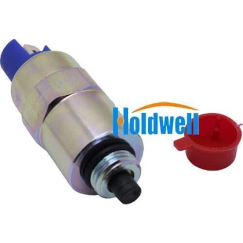 Holdwell New 12V Shut Down Stop Solenoid for Perkins 4.108, 4.154, 4.236 & M90 Series Engine