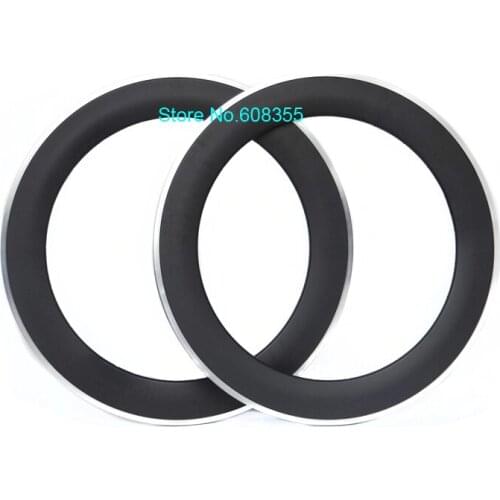 Full carbon Matt Matte road bike Bicycle 700C wheels rim with Alloy Brake Surface : Clincher Rim 88mm