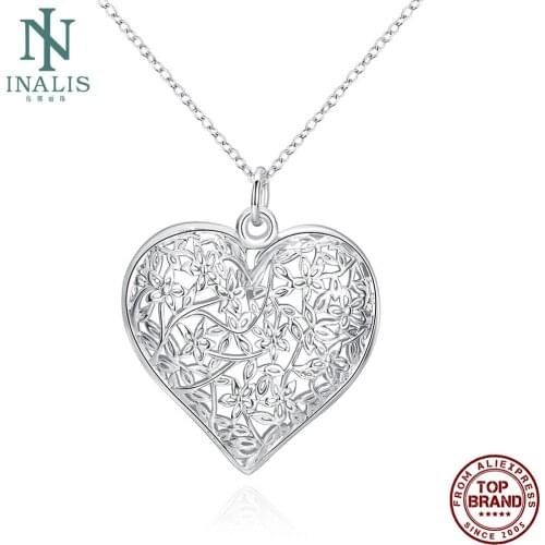 INALIS Flower Heart Shape Pendant For Women Fashion Simple White Pendants Festival Party Gift DIY Jewelry Making Best Selling