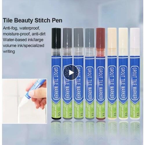 Tile Gap Repair Pen Special Beauty Seam Repair Pen Clean Tile Floor Tile Anti Mould Beauty White Grout Marker Household Tools