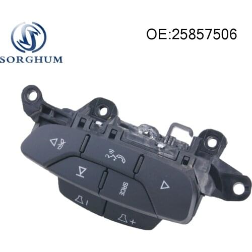 Gray Steering Wheel Button Switch For Buick Lucerne 25857506