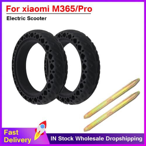For Xiaomi Mijia M365 Scooter Tire Skateboard Hollow Solid Tyres Shock Absorber Electric Scooter Rubber Tires for Xiaomi M365