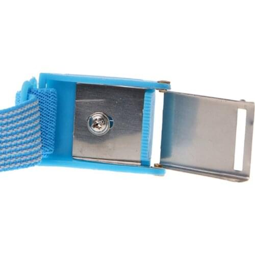 Blue Anti Static Wrist Strap Cordless Bracelet Wireless Adjustable Electrostatic ESD Discharge Cable Wristband K92F