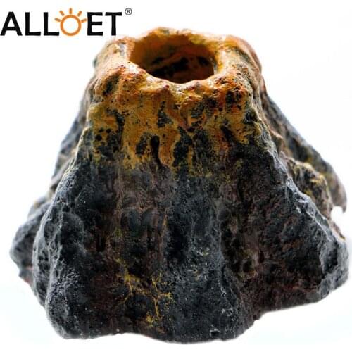 Aquarium Volcano Shape & Air Bubble Stone Oxygen Air Pump Fish Tank Ornament Decoration Aquarium Landscaping Accessories