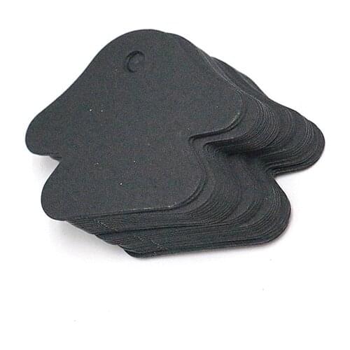 High Quality 200pcs/lot 5.5x5.5cm Paper Price Tags&Display Card White/Black/Shallow Brown Price Tags For Jewelry&Clothes&Shoes