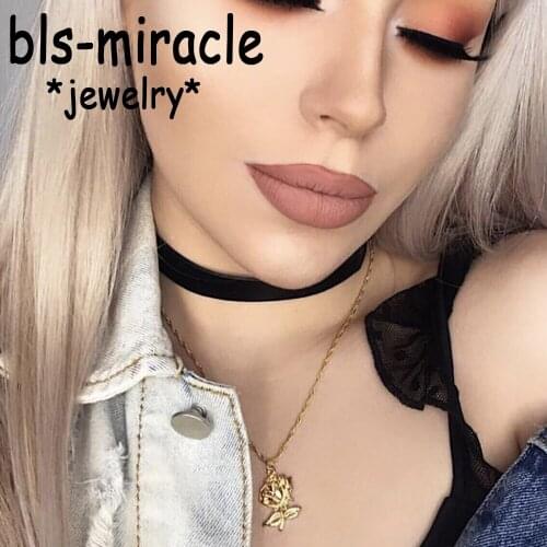 YC-UPGO Double Layer Black Laces Velvet Choker Necklaces For Women Statement Flower Pendant Necklace Jewelry Drop Shipping