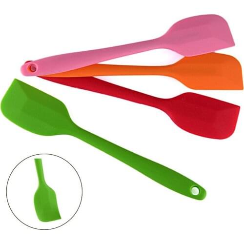 1PC FDA Non Stick Butter Cooking Silicone Spatula Cookie Pastry Scraper Cake baking Spatula Silicone Spatula QA 097