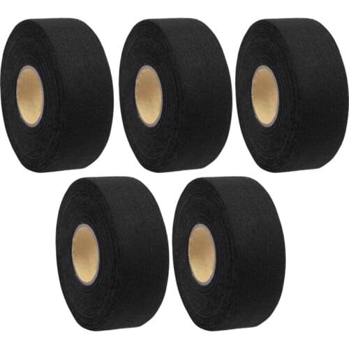 5 Roll 20M Adhesive Cloth Fabric Tape Cable Looms Wiring Harness for Car Auto Black Wiring Harness