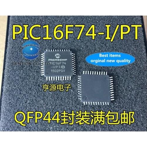 5PCS PIC16F74-I/PT TQFP PIC16F74 micro controller in stock 100% new and original
