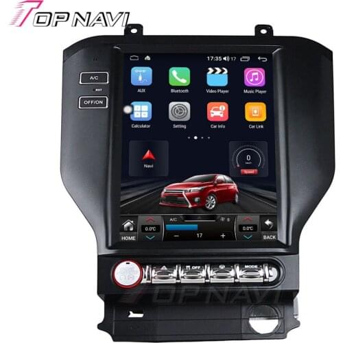 Android 10.0 Octa Core 6G+128G For Ford Mustang 2014-2018 Car Multimedia Player GPS Radio Stereo 10.4" Tesla Style Tape Recorder